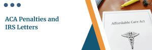 Professional blue and orange ACA banner